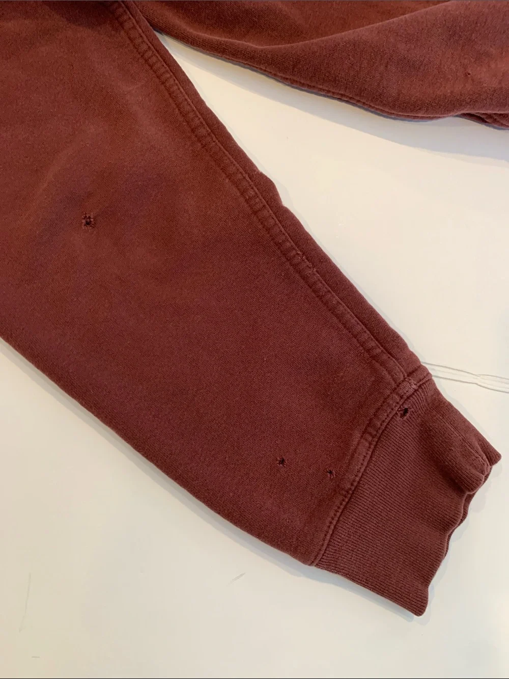 The North Face Men's Large Burgundy Thrashed Pullover Hooded Sweatshirt Hoodie